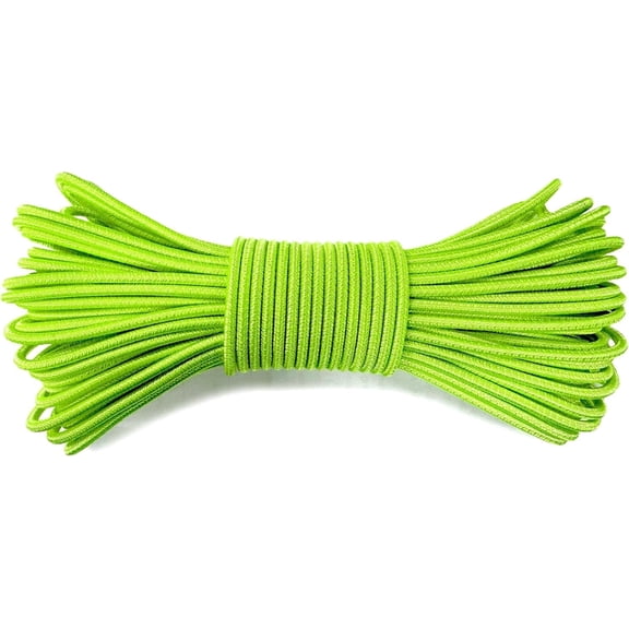 Heavy Duty Bungee Cords - Marine Grade Polyester Shock Cord for Outdoor, Kayak & Tarp - 100% Natural Latex Core Elastic Cord, High-Stretch Bungee Rope & Bungie Cords