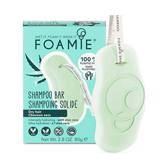 FOAMIE ALOE YOU VERA MUCH SHAMPOO BAR FOR DRY HAIR, 2.8 oz