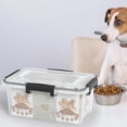 thumbnail image 6 of Minekkyes 6 Pack 10 L Stackable Storage Bin with Latching Lid and Tight Seal, Airtight Storage Container Boxes for Dry Food, Keep Fresh, 6 of 6