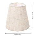 thumbnail image 4 of Eease Clip On Lamp Shade Small Height x 5.11" Diameter x 5.51" Tall, 4 of 7