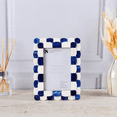 thumbnail image 6 of Handicrafts Home 4" x 6" Scalloped Picture Frame, Blue & White, 6 of 8