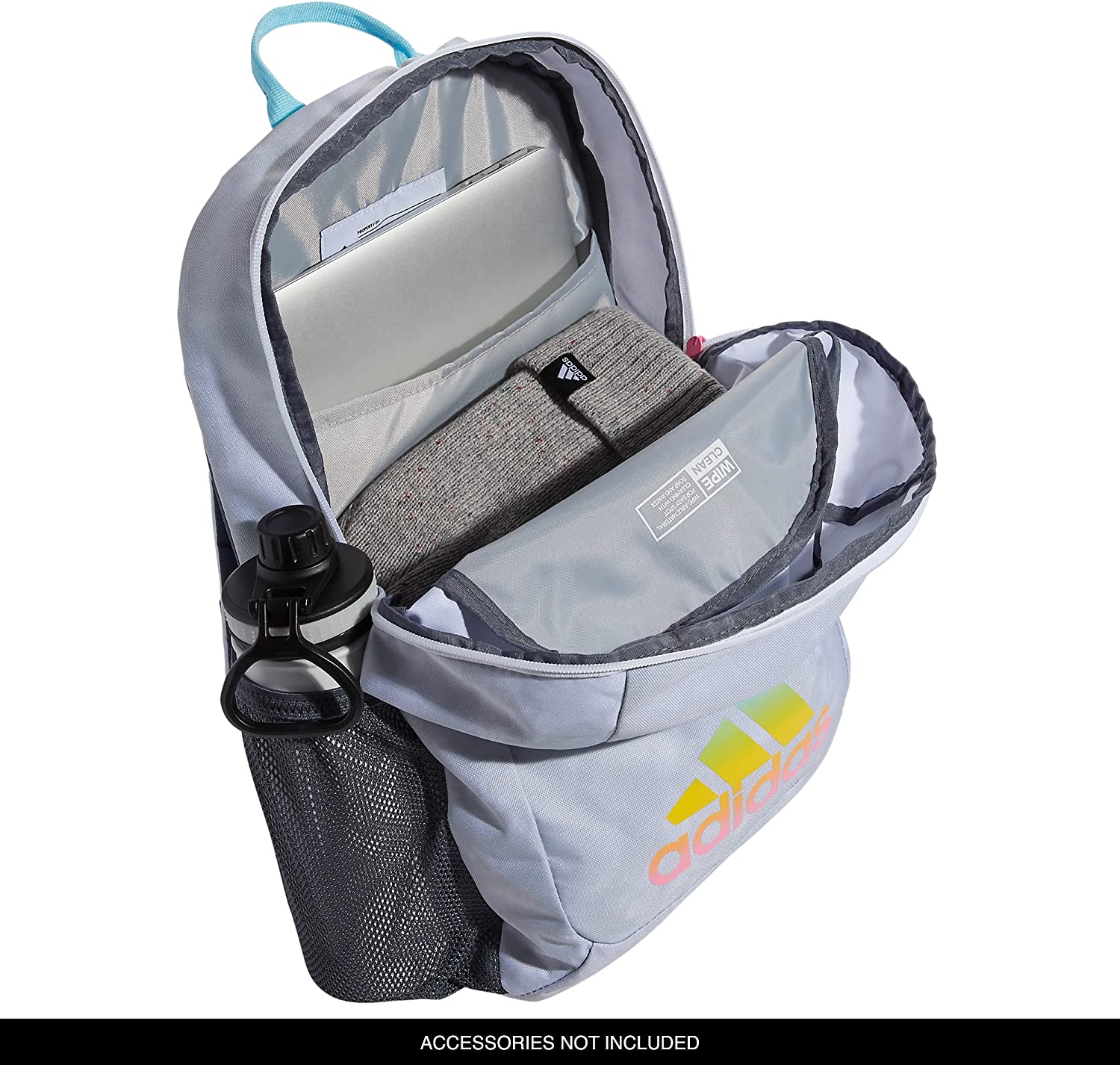 adidas energy backpack light grey Amazon.com | for men and women Slip your laptop into the inner sleeve and store clothes Adidas Energy Back Pack White