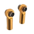 thumbnail image 1 of Vogacara Soporte de cabeza de bola de 2 piezas, componente de actualización profesional, extremo de barra de acoplamiento de rosca inversa positiva de Kits de construcción modelo Dorado Vogacara FN010552-03, 1 of 6