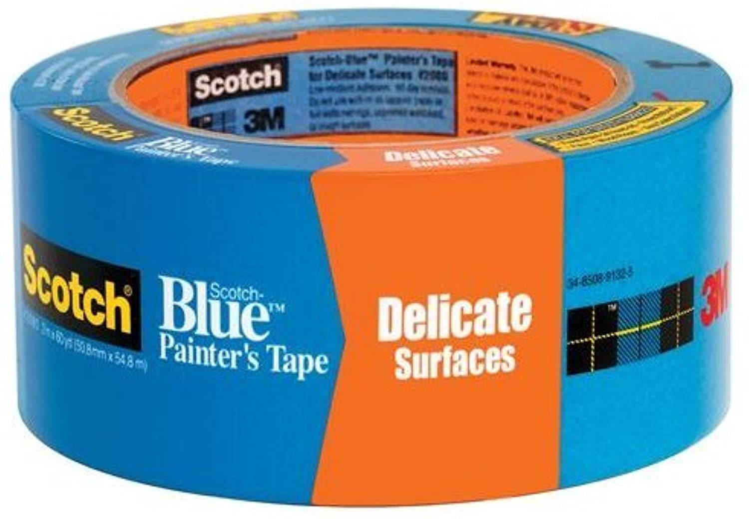 3M ScotchBlue Painter's Masking Tape 2080EL-48E Delicate Surface - 2 in