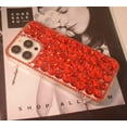 thumbnail image 2 of iPhone 14 Pro Max Bling Glitter Case,Luxury Shiny Diamond Crystal Rhinestone Sparkly Jewelled Gemstone 3D Handmade Clear Cover Case for Women Girls with iPhone iPhone 14 Pro Max 6.7'', 2 of 10