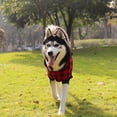 thumbnail image 5 of Sudadera con Capucha para Perro a Cuadros, suéter para Perros medianos, Gato, Cachorro, Abrigo, cálido y Suave (M) Zefei Wu  9024735046899, 5 of 5