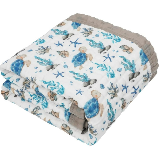Colcha para bebé de muselina de algodón orgánico Blanket Natchiketa