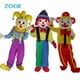 thumbnail image 2 of Disfraz de mascota de Halloween para adulto, disfraz de payaso de dibujos animados, vestido de Navidad, accesorios de cuerpo completo, atuendo para celebración navideña, carnaval, 2 of 5
