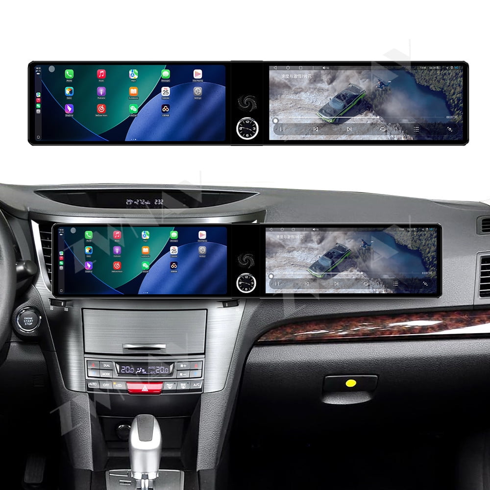 ZWNAV Dual 12.3 inch Screen Car Radio For Subaru Legacy/Outback 2010-2014 Android GPS Navigation Multimedia Video Player Stereo Receiver Head Unit