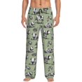 thumbnail image 1 of Balery Farm Cows Pantalones de pijama para hombre, pijama ultraligero, pantalón de descanso-Large, 1 of 6