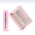 thumbnail image 2 of Press on Nail Almond Shaped Fake Nail Glossy Stick on Nail Natural Full Cover False Nail Acrylic Glues on Nail for Women, 2 of 4