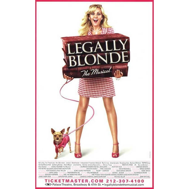 Legally Blonde The Musical (Broadway) Movie POSTER 27