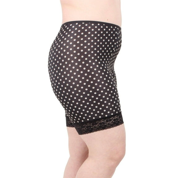 Moisture Wicking Cool Anti Chafe Slip Short with Leg Lace 7" Color: Other Clrs Size: SMALL