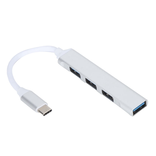 Expansor de Puerto USB, Adaptador Multiport USB C HUB 4 PUERTOS TUPO-C A USB USB HUB 3.0 2.0/3.0 ENCHUME Y JUEGO HUB PARA LA CompuTADORA PORTÁL