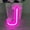 J, variant on Neon Lights LED Neon Letter Lights, Light Up LED Letters Lights Light Up Marquee Letters Lights Neon Signs Battery USB Pink
