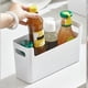 thumbnail image 1 of de almacenamiento con asa, organizador de de plástico apilable para libros, bebidas, , verduras, aperitivos, suministros de - Pequeño Pequeña BLESIY cesta de almacenamiento de artículos diversos, 1 of 8