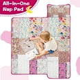 thumbnail image 4 of Pioneer Flower Floral Print Pattern Toddler Nap Mats for Kids Preschool,Sleeping Mat Bag or Kids,Toddler Sleeping Bag,Toddler Nap Mat or Daycare, 4 of 6