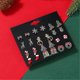 thumbnail image 2 of 12 Pairs Crutch Bow Stud Earring Xmas Tree Wreath Piercing Earring Jewelry, 2 of 4