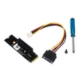 thumbnail image 2 of to Slot Riser Card to x4 Adapter ,Oxidation Resistance, M2 Port to Extension Card Expansion for Desktops Computers, 2 of 7