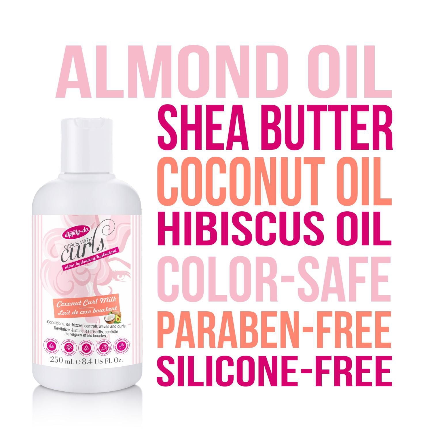 DIPPITY DO GIRLS WITH CURLS COCONUT CURL MILK 250ML