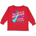thumbnail image 3 of Inktastic Remembering my Brother- suicide prevention awareness Boys or Girls Long Sleeve Toddler T-Shirt, 3 of 5