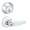 Polished Chrome, variant on Safe Lock - Winston Lever, Keyed Entry Lever and Single Cylinder Deadbolt Combo Pack, Polished Brass Finish