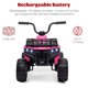 thumbnail image 5 of QinaQin ATV eléctrico infantil de 12V, cuatrimoto para niños de 3 a 8 años con luces LED, llantas con dibujo y música, ideal para paseos al aire libre de niños y niñas, 5 of 6