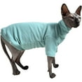 thumbnail image 2 of UOSIA Sphynx Cats Solid Warm Fleece Shirt Cat Turtleneck Thermal Hairless Cat Clothes, 2 of 6