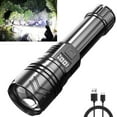 thumbnail image 2 of High-Power Outdoor LED Flashlight with Digital Display, USB-C Fast Charging, and Multi-Functional Use for Camping, Emergency, and Maintenance, 2 of 8