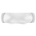 thumbnail image 5 of Auriga Fine Jewelry 14K White Gold 7mm Standard Weight Men's Wedding Band Size 4.5, 5 of 6
