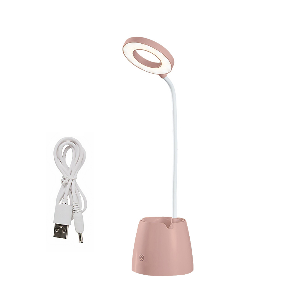 Table Lamp LED Chargeable Desk Light Student Eye Caring Reading Bedroom Nightstand Clip Light