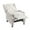 Recliner-White, variant on DREAMSIDEA Push Back Recliner Chair Set of 2 Living Room, Wingback Reclining Sofa Chair, Fabric Floral Recliner Reading Chair with Footrest for Living Room/Office/Apartment, Beige Plants