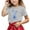 R11 Grey, variant on Easter Shirts For Girls Short Sleeve Bunny Print Crew Neck Summer Easter Party Girls Fashion Tops Teen Comfortable Outfit Purple Size 4-5 Years
