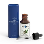 20ml Eucalyptus Essential Oil, Daroma 100% Pure Steam Distilled Premium Therapeutic Grade and Natural Aromatherapy Oil for Yoga, Office, Home and Oil Diffuser. Premium Glass Dropper