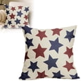 thumbnail image 3 of America 250 4th of July Pillow Covers, Star & Stripe Flag Print Cushion Cases, Independence Day Home Festival Decoration, 3 of 4