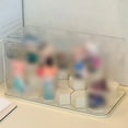 thumbnail image 3 of JIAHomeV Home Decor Clear Display Storage Rack for Living Room and Bedroom Perfect for Blind Figurines and Collectibles Versatile Plastic Design with Base for Easy Organization B,39X21X20cm, 3 of 4