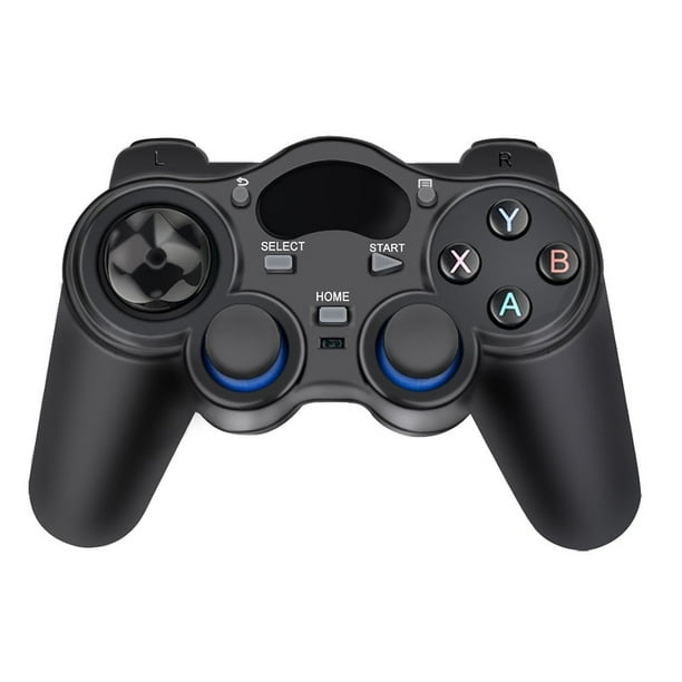 Controlador de juegos inalámbrico 2.4G Joystick receptor USB (con soporte negro) Ehuebsd Para estrenar