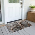 thumbnail image 6 of Addison Rugs Chantille Indoor/Outdoor Contemporary Watercolors Peach Washable Rectangle Rug, 1'8" x 2'6", 6 of 6
