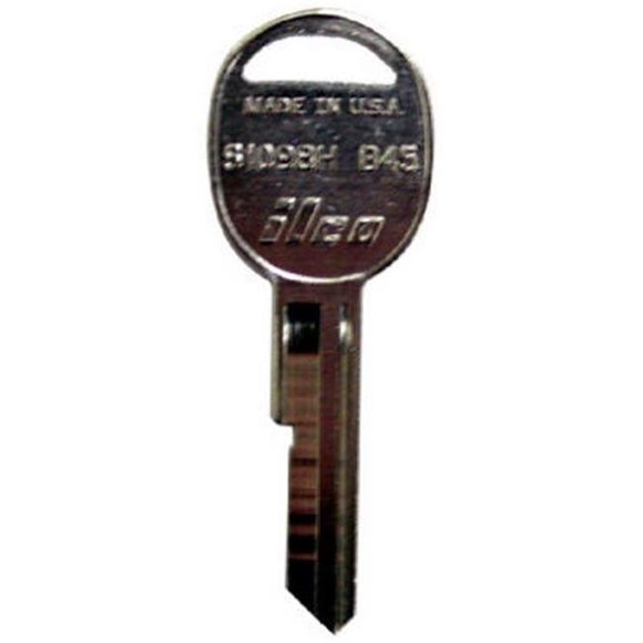 Kaba B45-S1098H Key Blank H-Keyway for General Motors Door & Trunk, Pack Of 10