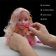thumbnail image 4 of 17Pcs Kids Makeup Set Hairdressing Head Doll Makeup Educational Toy Gift for Girls, 4 of 4