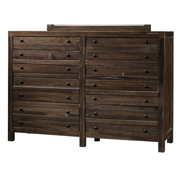 Bowery Hill 8 Drawer Solid Wood Dresser, 8 Drawer Dresser Solid Wood