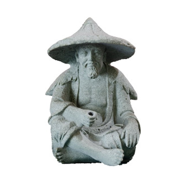 Ornement de Pêche§ornement de Pêcheur§statues de Vieil Homme Pêcheur§statue de Pêcheur en Résine§ornements de Paysage de Pêcheur§figurines de Pêcheur Assis Ornement de Pêcheur en Résine Unique
