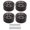 Titanium, variant on Nieyigj 4PCS RC Wheel Rim Set Zinc Alloy Steel Universal 1.9 Inch / 4.8 cm 10 Rims RC Crawler Car Wheel Hub for Axial SCX10 II III Titanium