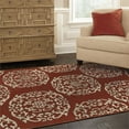 thumbnail image 2 of Addison Heights Hollis Floral Medallion Red/Beige Rug, 2 of 3