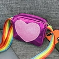 thumbnail image 4 of Bolso bandolera infantil con lazo arcoiris para niña, 4 of 5