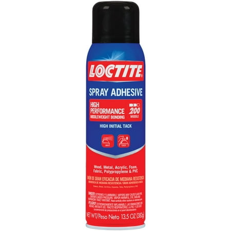 - Loctite 13.5 oz. High-Performance Spray Adhesive