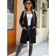 thumbnail image 3 of BeautyIn Women's Knit Cardigan Sweaters Long Open Front Two Pockets, 3 of 5