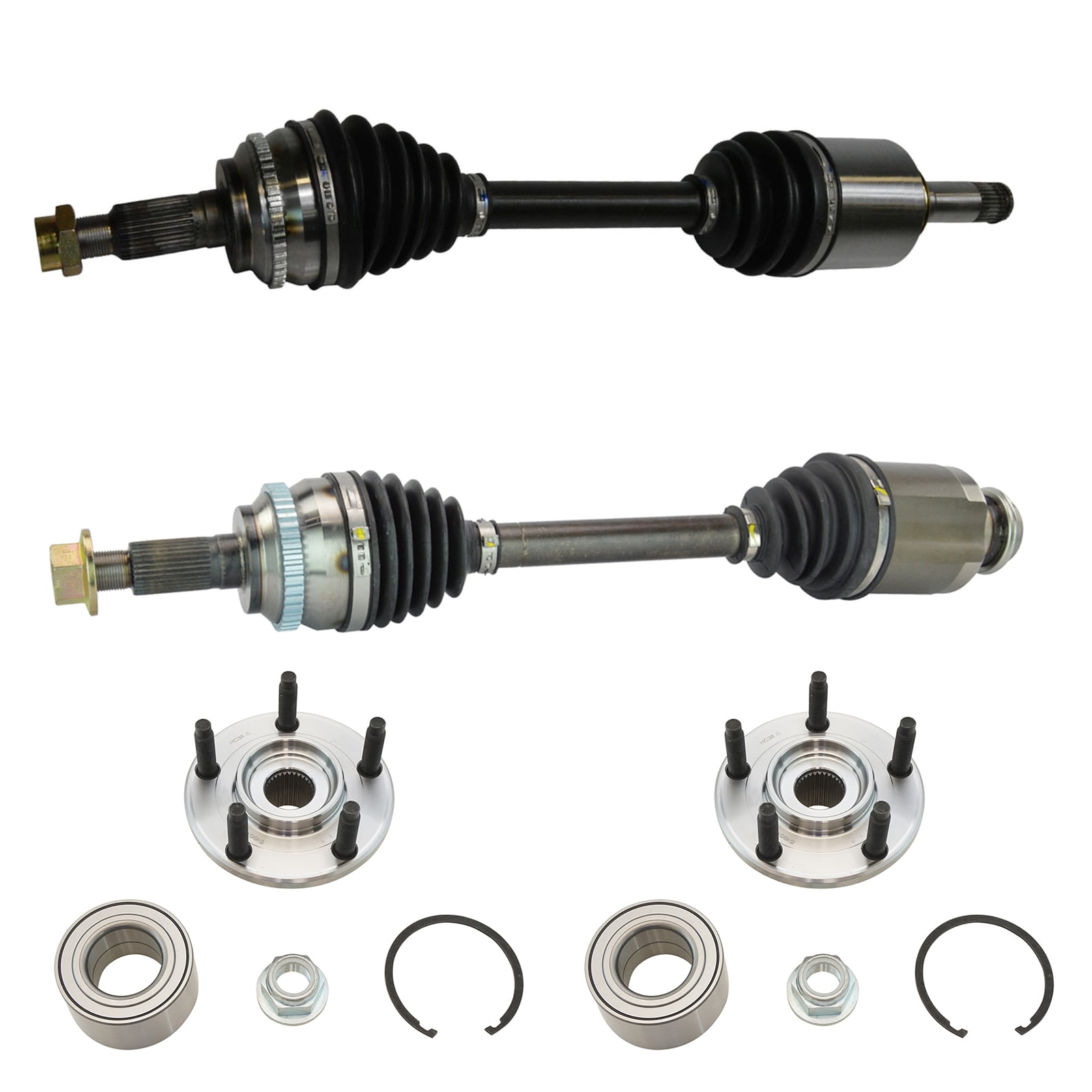 UFP K71-071-00 Axle Complete 3.7K 545 Zinc Hub and Rotor