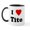 White/Black Inside, variant on CafePress - I Love Tito Mug - 11 oz Ceramic Mug - Novelty Coffee Tea Cup