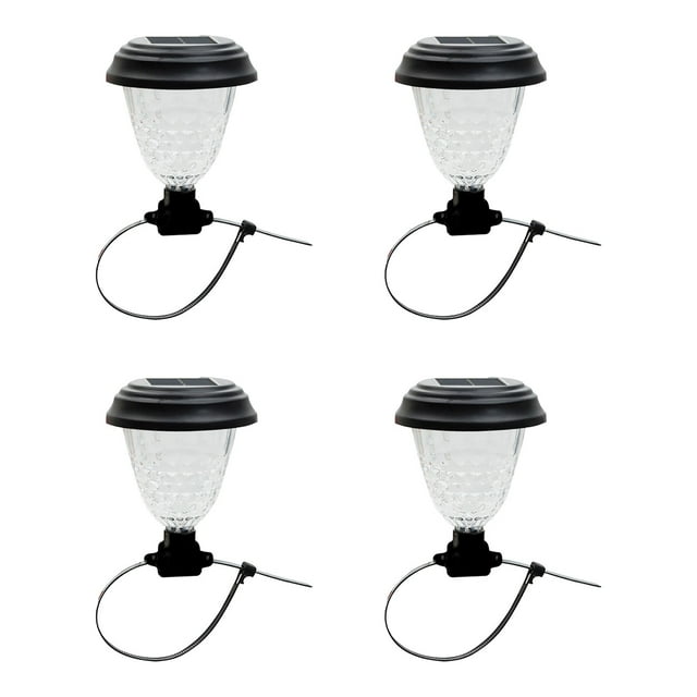 Mupvlun 4 Pcs Solar Pool Lights for Framed Above Ground Pools, IP65 Waterproof RGB Color Light for Frame Swimming Pools B